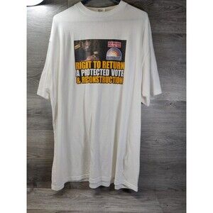Jesse Jackson T-Shirt 2006 Right to Return A Protected Vote and Reconstruction